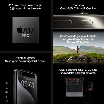 İphone 15 Pro 512 GB ( Distribütör Garantili) - 35