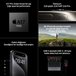 İphone 15 Pro Max 1Tb ( Distribütör Garantili) - 32